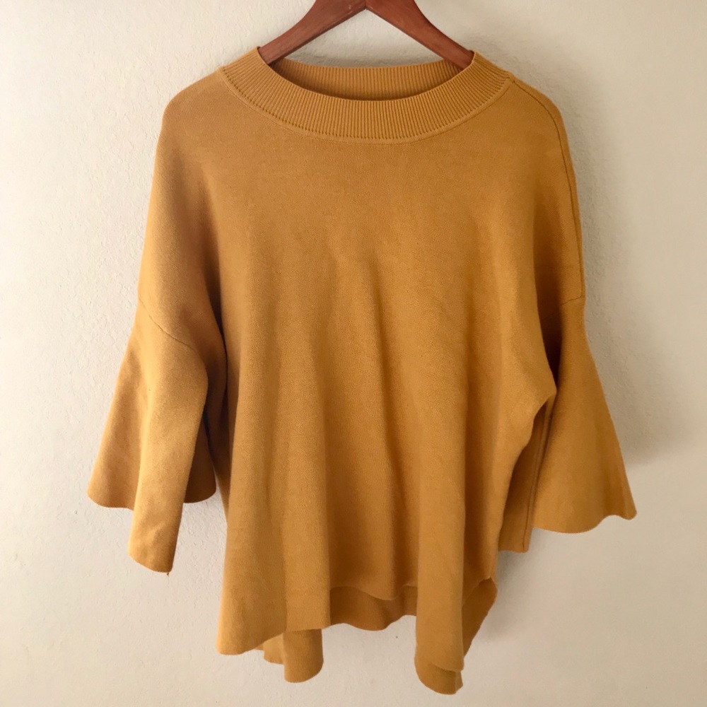 Sunday in Brooklyn Flutter Sleeve Pullover